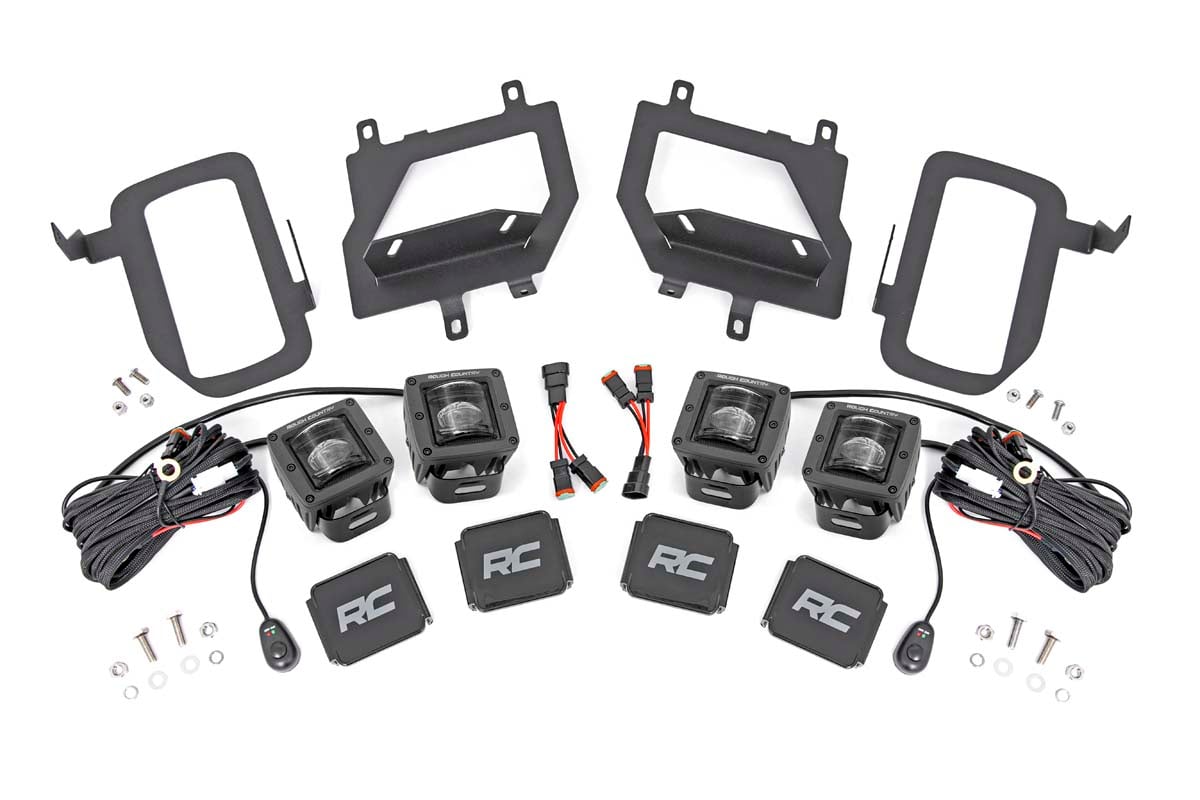 Ford F-150 LED Light Kit - Fog Mount - Rough Country - Dual 2